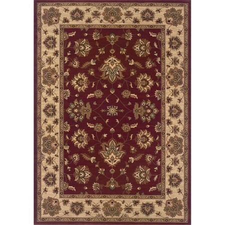 Sphinx By Oriental Weavers Area Rugs, Ariana 623V3 8' Round Round - Red/ Ivory-Polypropylene A623V3240240ST